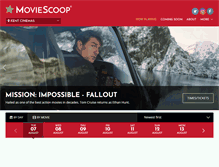 Tablet Screenshot of moviescoop.com